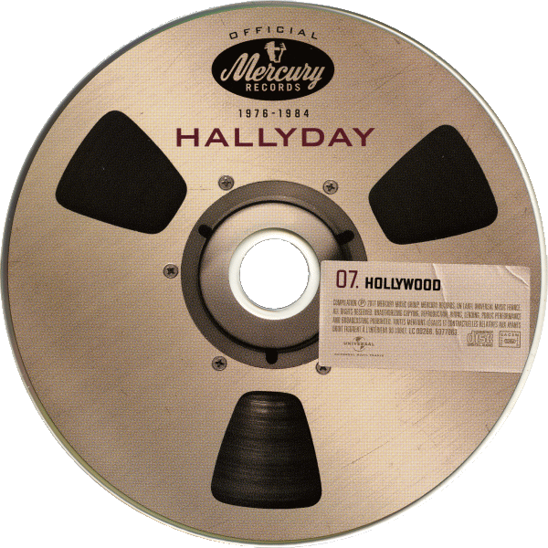 Coffret 20 CD Hallyday official 1976-1984 Universal 537 7063 CD 07 Hollywood