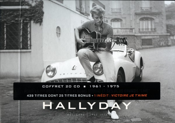 Coffret 20 CD Hallyday official 1961-1975 Universal 537 8916