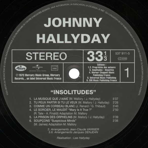 LP Back to black Insolitudes Universal 537 911-5