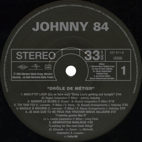 LP Back to black Drle de metier Universal 537911-9