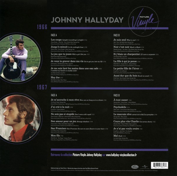 Double LP Picture Disk Picture Vinyle Collection 1966 : 1967 Universal 5378317