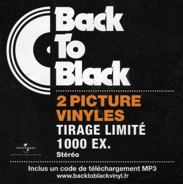 Double LP Picture Disk Picture Vinyle Collection 1990 : 1993 Universal 538044-4