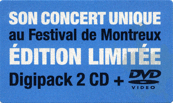 CD-DVD digipak Live at Montreux 1988 Universal EAGDV095