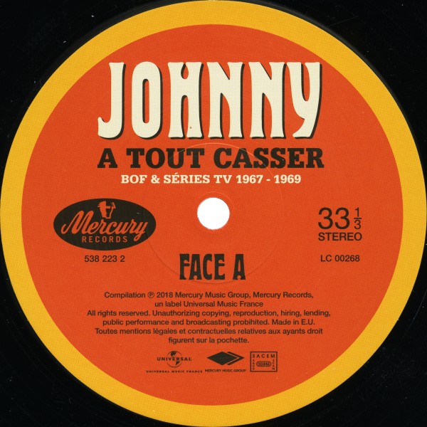 LP  Back to black A tout casser - BOF & Sries TV 1967-1969 Universal 538 2232