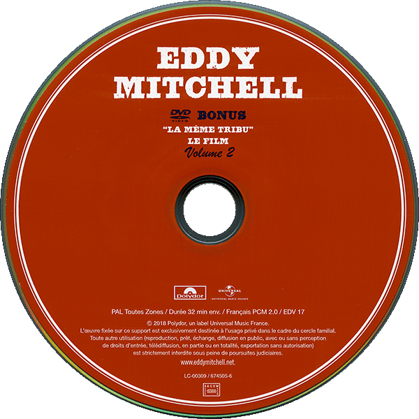 CD-DVD Book  La mme tribu Volume 2 Universal 674 505-7