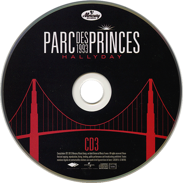 CD-DVD  Parc des Princes 1993 25 anniversaire Universal 5383073
