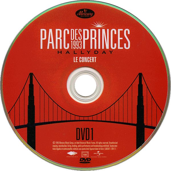 CD-DVD  Parc des Princes 1993 25 anniversaire Universal 5383073