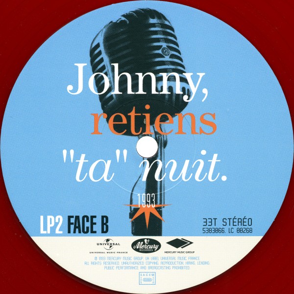 Coffret couleur 5 LP  Parc des Princes 1993 25 anniversaire Universal 5383064