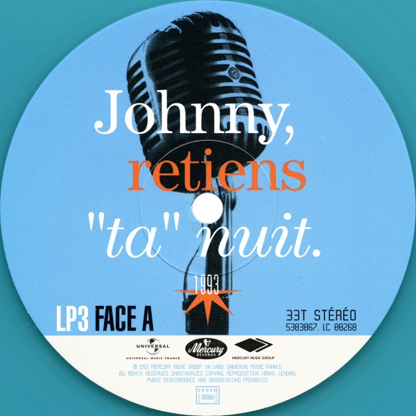 Coffret couleur 5 LP  Parc des Princes 1993 25 anniversaire Universal 5383064