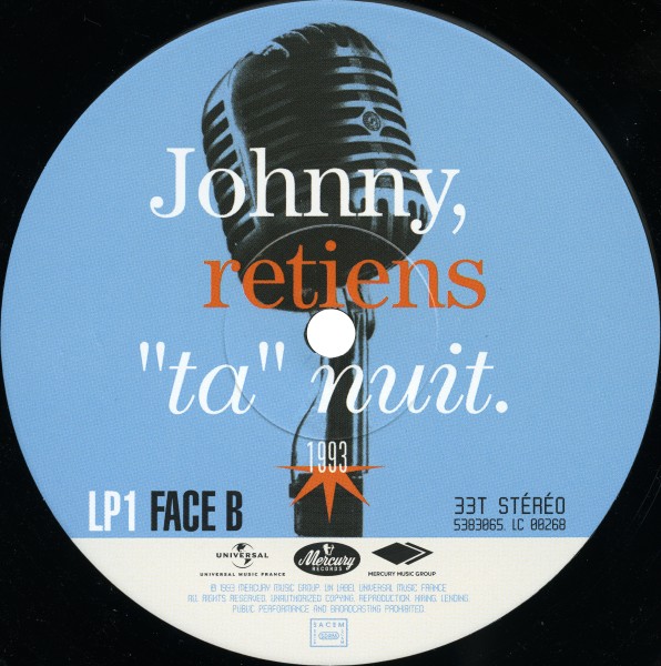 Coffret 5 LP  Parc des Princes 1993 25 anniversaire Universal 5383064