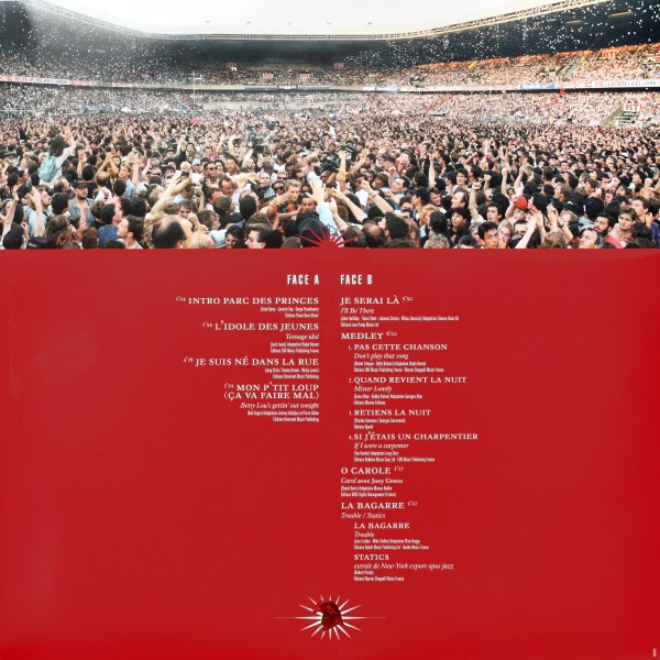 Coffret 5 LP  Parc des Princes 1993 25 anniversaire Universal 5383064