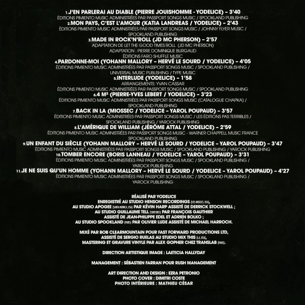 LP Collector Gatefold Mon pays c'est l'amour 0190295617400