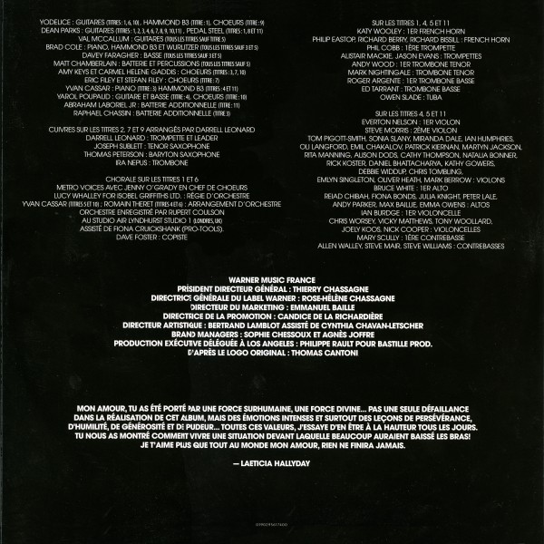 LP Collector Gatefold Mon pays c'est l'amour 0190295617400