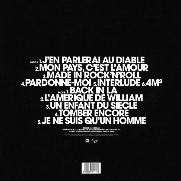 LP Mon pays c'est l'amour 2 dition Warner 0190295617400