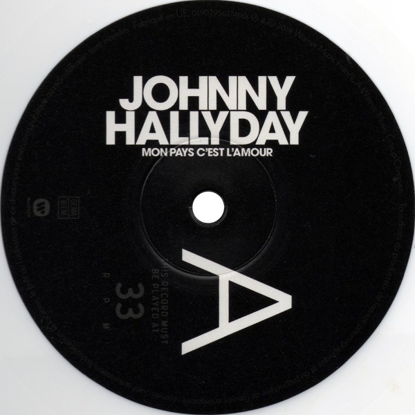 LP Mon pays c'est l'amour 2 dition Warner 0190295617400