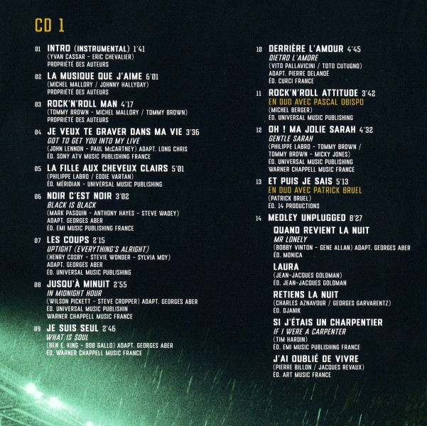 CD-DVD Universal  Stade de France 98 Intgrale du concert du 11 septembre 538 5259