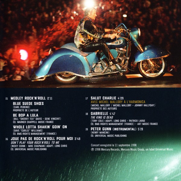 CD-DVD Universal  Stade de France 98 Intgrale du concert du 11 septembre 538 5259