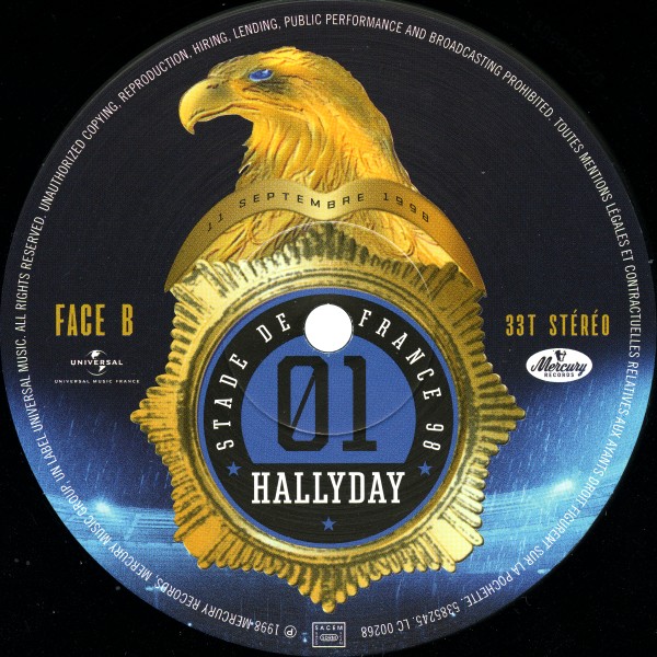 Coffret 4 LP Universal Stade de France 98 20 anniversaire 538 5244