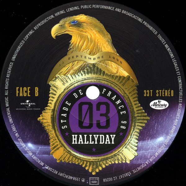 Coffret 4 LP Universal Stade de France 98 20 anniversaire 538 5244