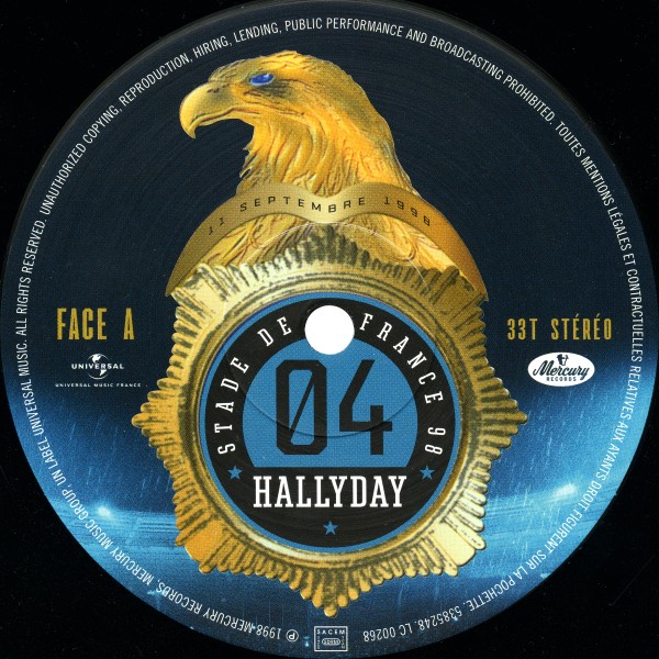 Coffret 4 LP Universal Stade de France 98 20 anniversaire 538 5244