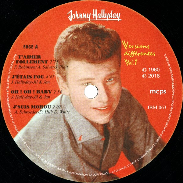 LP JBM  Johnny Hallyday Versions diffrentes Vol 1 063