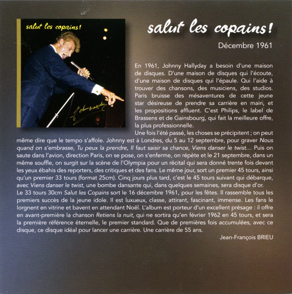 CD  papersleeve Universal Salut les copains! 538 176-4