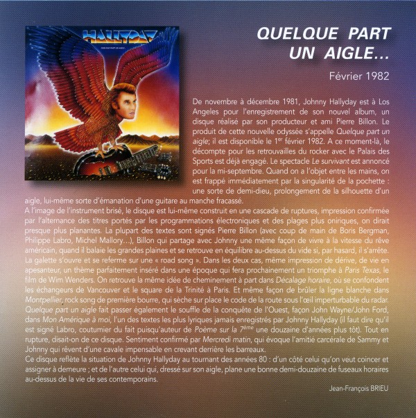 CD  papersleeve Universal Quelque part un aigle 538 180-4