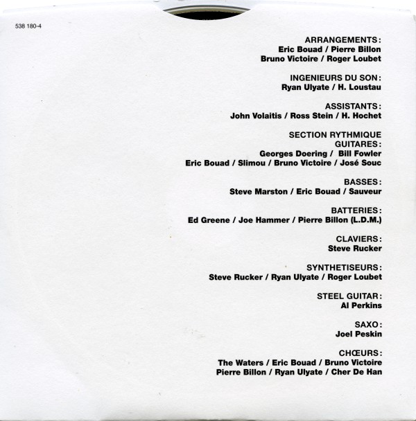 CD  papersleeve Universal Quelque part un aigle 538 180-4