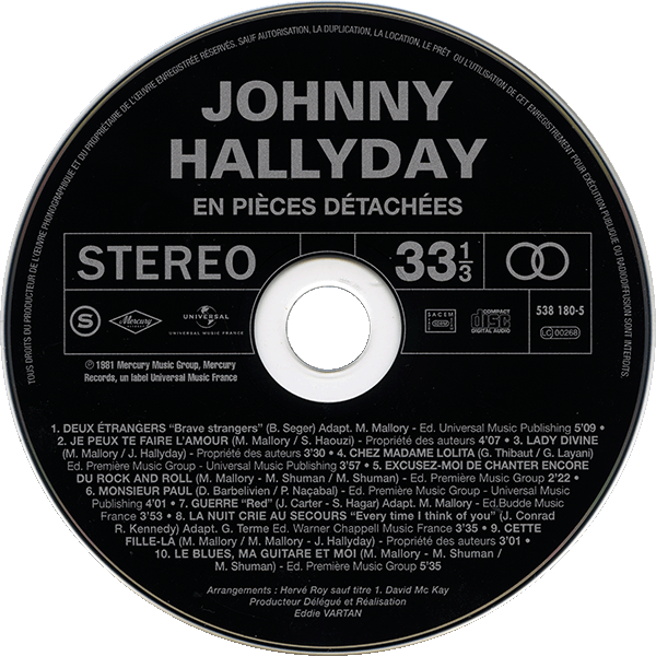 CD  papersleeve Universal En pices dtaches 538 180-5