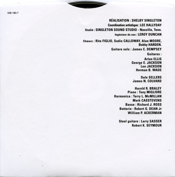 CD  papersleeve Universal La terre promise 538 180-7