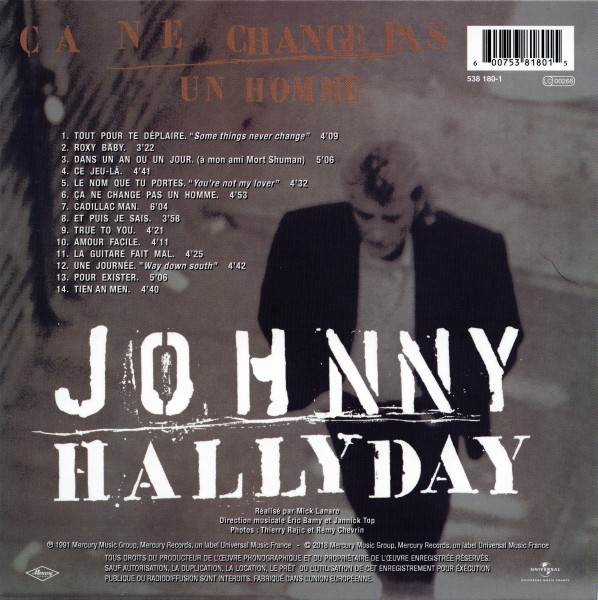 CD  papersleeve Universal Ca ne change pas un homme 538 180-1