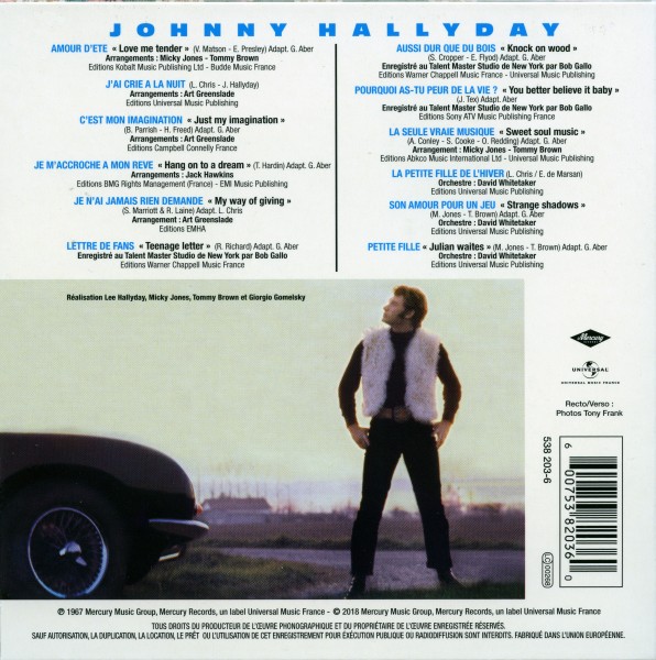 CD  papersleeve Universal Johnny 67 538 203-6