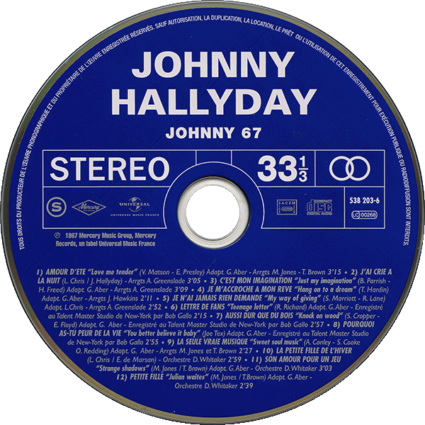 CD  papersleeve Universal Johnny 67 538 203-6