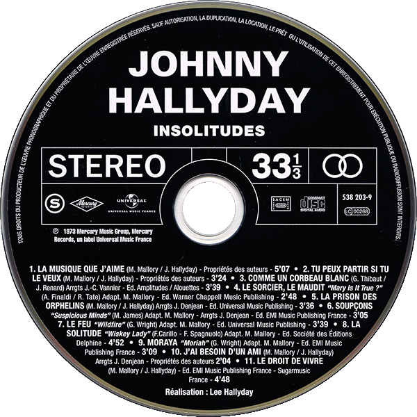 CD  papersleeve Universal Insolitudes 538 203-9