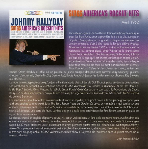 CD  papersleeve Universal  Sings America's rockin' hits 538 216-7