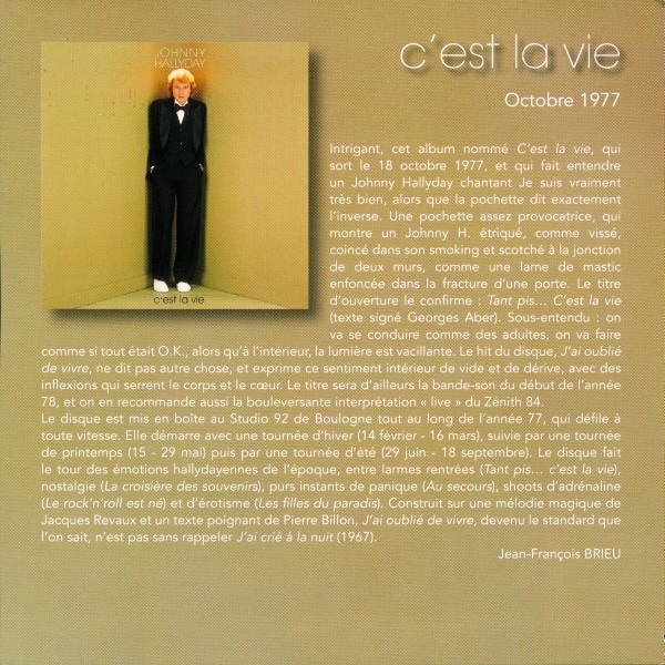 CD  papersleeve Universal C'est la vie 538 180-6