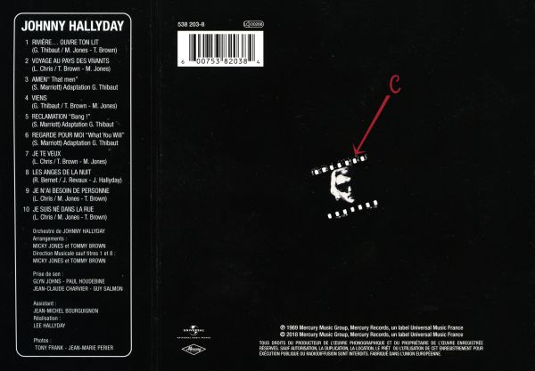 CD  papersleeve Universal Rivire... ouvre ton lit 538 203-8