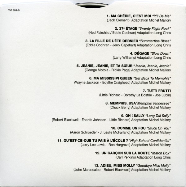 CD  papersleeve Universal Rock  Memphis 538 204-0