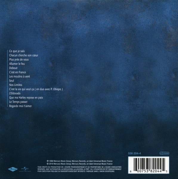 CD  papersleeve Universal Ce que je sais 538 204-4