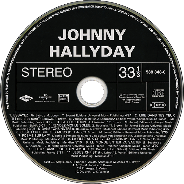 CD  papersleeve 2018-07-06 CD Universal Vie  538 348-0