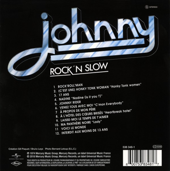 CD  papersleeve 2018-07-06 CD Universal Rock 'n slow 538348-1