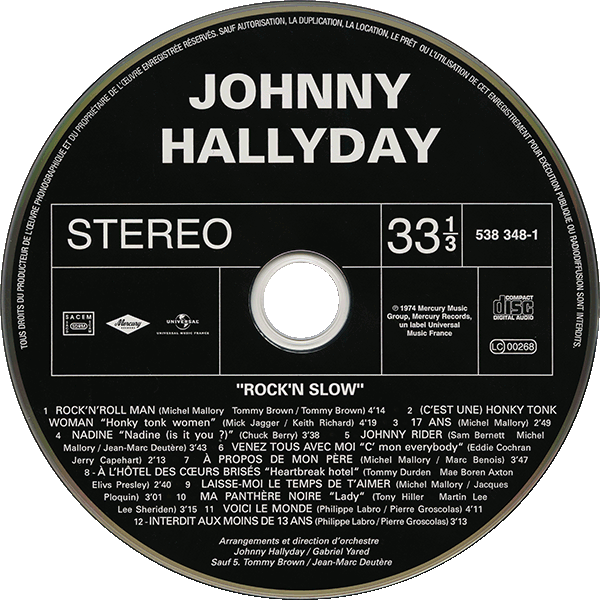 CD  papersleeve 2018-07-06 CD Universal Rock 'n slow 538348-1