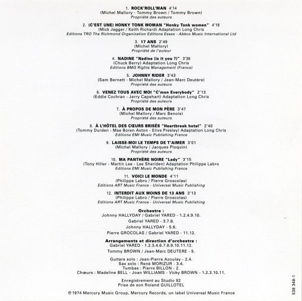 CD  papersleeve 2018-07-06 CD Universal Rock 'n slow 538348-1