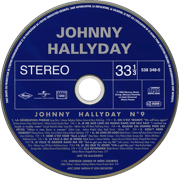 CD  papersleeve 2018-07-06 CD Universal La gnration perdue 538348-5