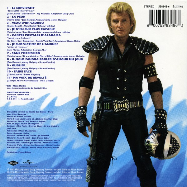 CD  papersleeve 2018-07-06 CD Universal La peur 538348-6