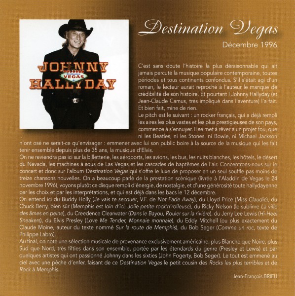 CD  papersleeve Universal Destination Vegas 538 348-8