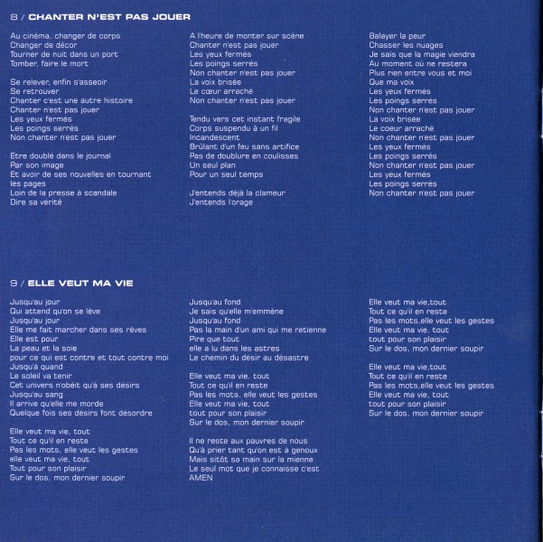 CD  papersleeve Universal A la vie  la mort!  538 348-9