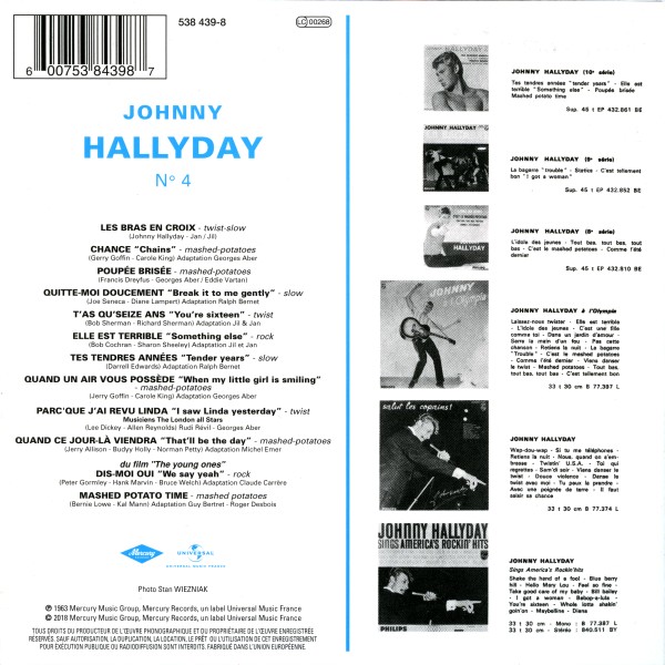 CD  papersleeve Universal Les bras en croix 538 439-8