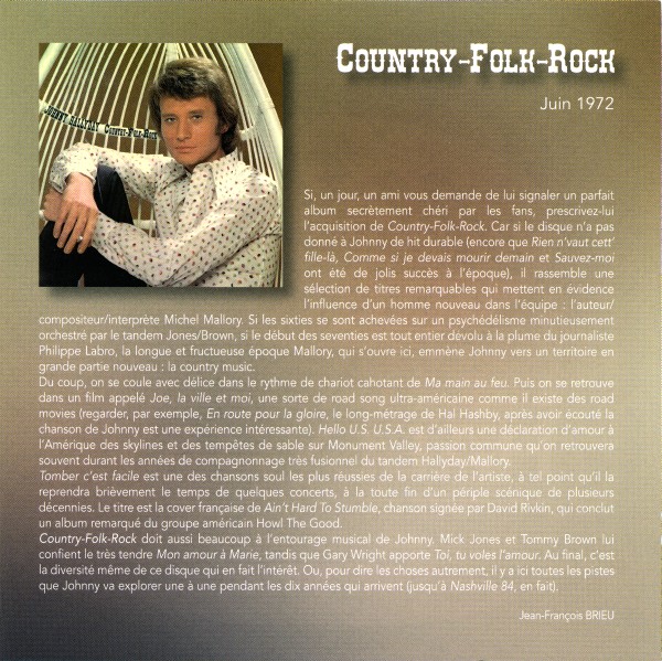 CD  papersleeve Universal Country - Folk - Rock 538 440- 1