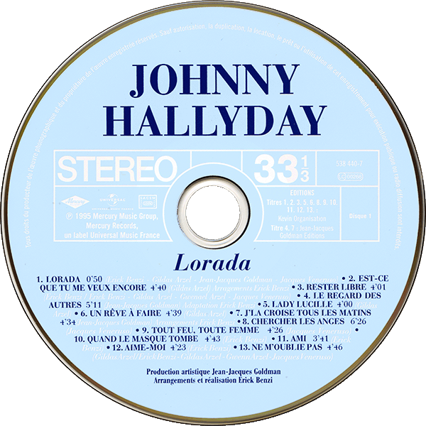 CD  papersleeve Universal Lorada 538 440-7